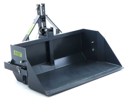 BlackStone B-PAL 120 - Pala trasera para tractor - de 120 cm - Capacidad 400 Kg