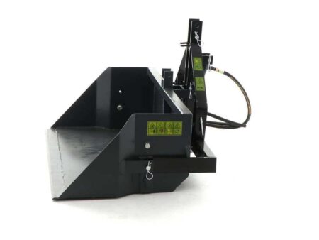 BlackStone B-PAL H 180 - Pala trasera hidráulica para tractor - de 180 cm - Capacidad 700 Kg