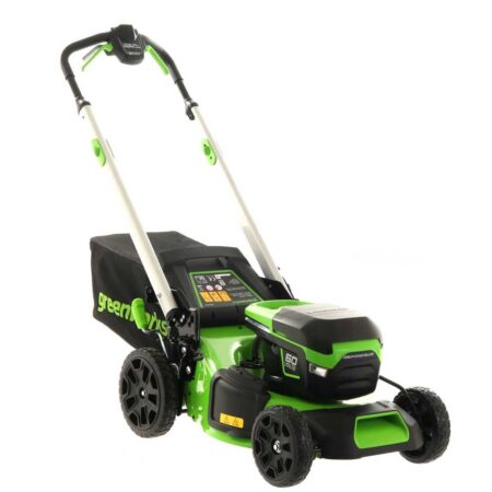 Greenworks GD60LM46SP - Cortacésped autopropulsado de batería - BATERÍA Y CARGADOR NO ESTÁN INCLUIDOS