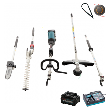 Makita UX01G - Desbrozadora multifunción de batería - 40V - 2.5Ah