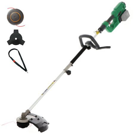 Ribimex PRBAT20-DEBTSB - Desbrozadora de batería - 40V - BATERÍA Y CARGADOR NO ESTÁN INCLUIDOS