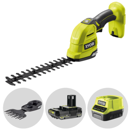 Ryobi RY18GSA-0 - Tijera cortacésped de batería - 18V 2 Ah